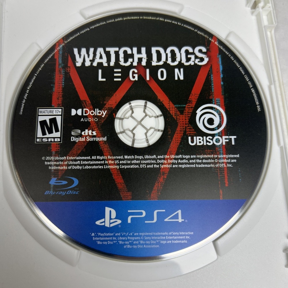 Watch‎ Dogs: Legion (PlayStation 4 PS4) DISC ONLY